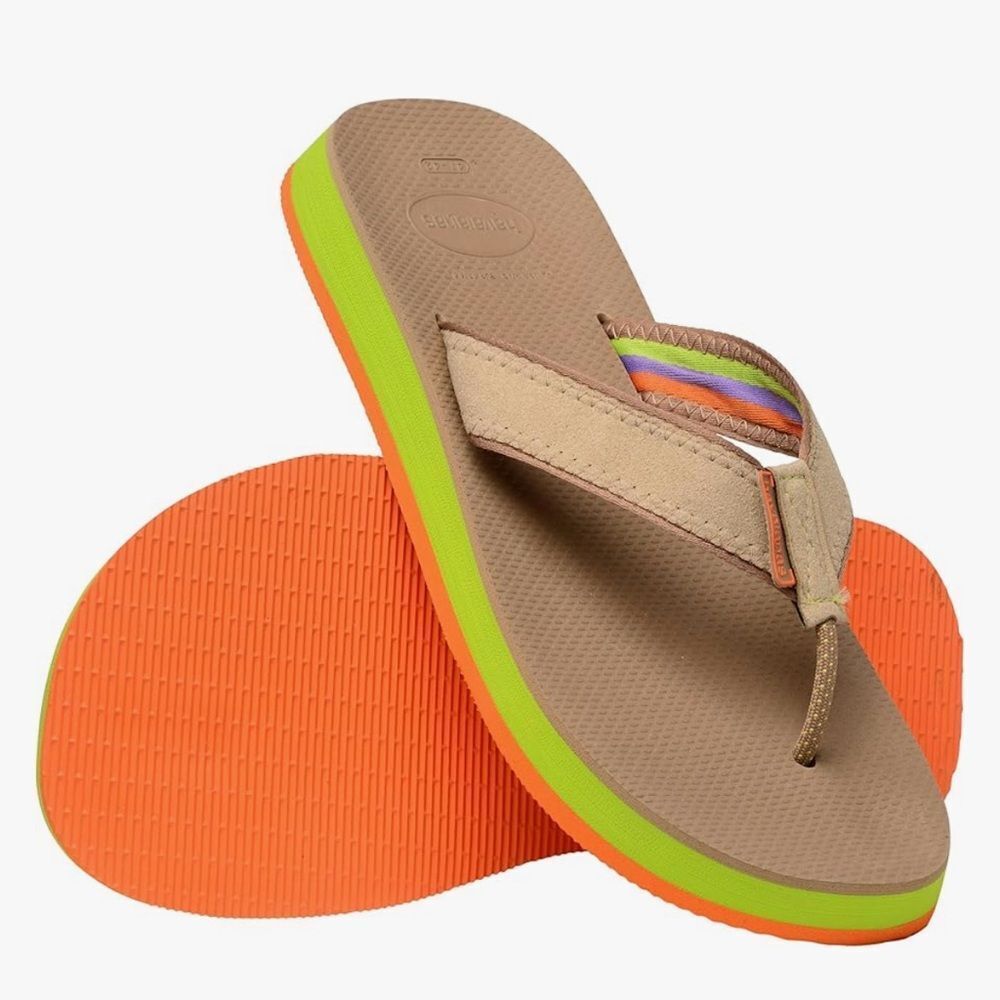 Havaianas Men's Urban Fusion II Sandal Rose Gold Size 9/10 NWT